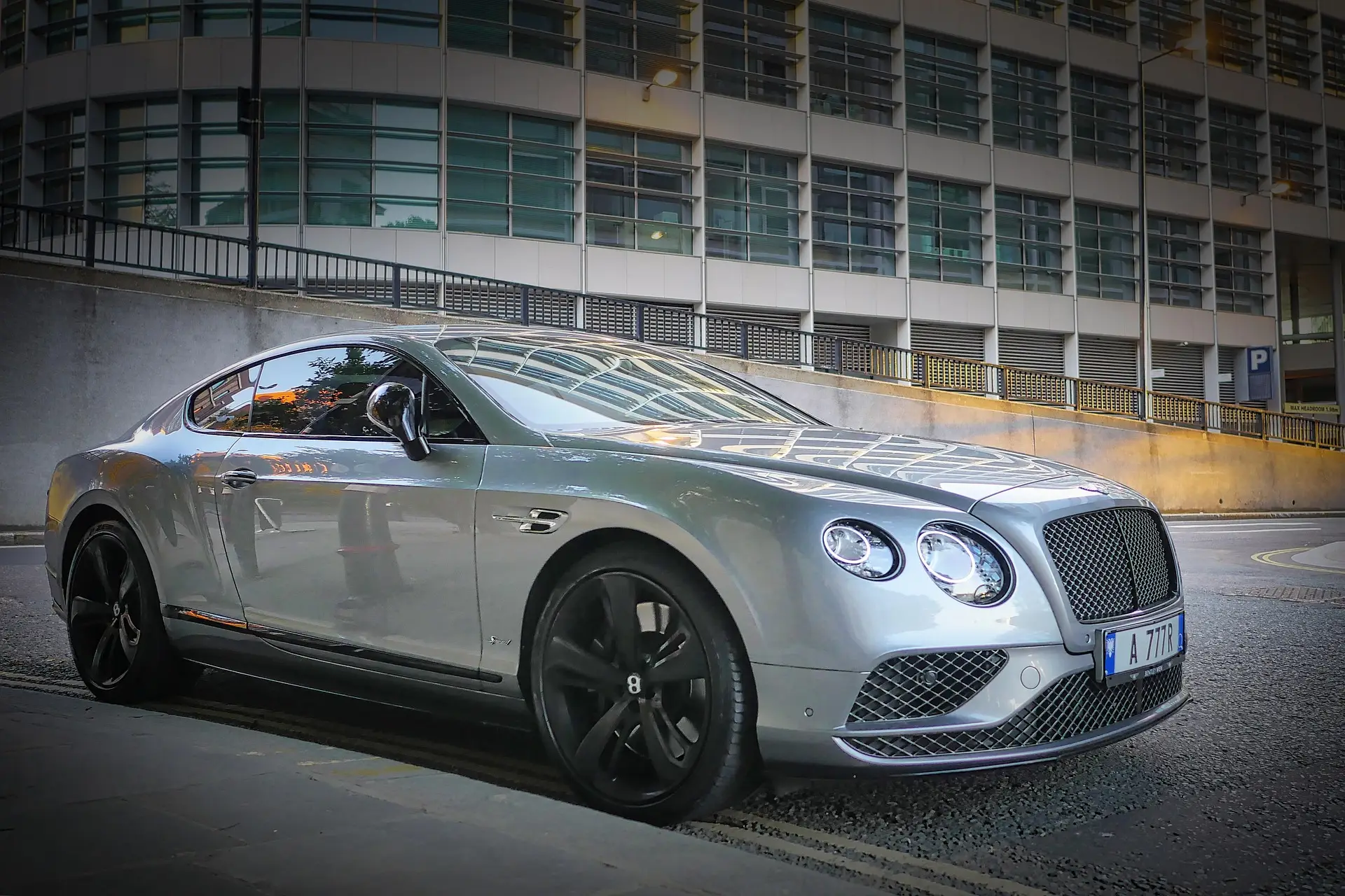 Grey Bentley Car